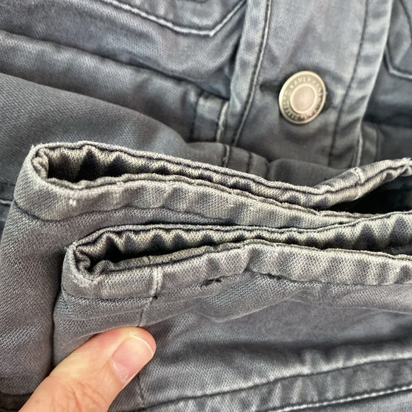 American Eagle Denim Motor Jacket Quilted Lining - Picture 11 of 11